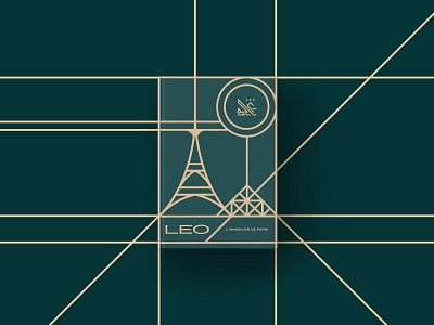 LEO - l'immobiliare de Paris art brand branding concept icon illustration logo mark strategy vector