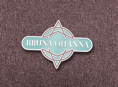 Ohanna's pin. aviation brand branding concept design icon lettermark logo mark mockup vector