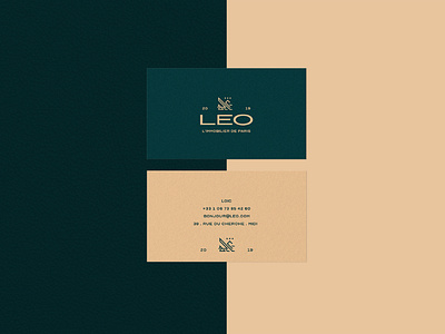 LEO's "fancy" business card
