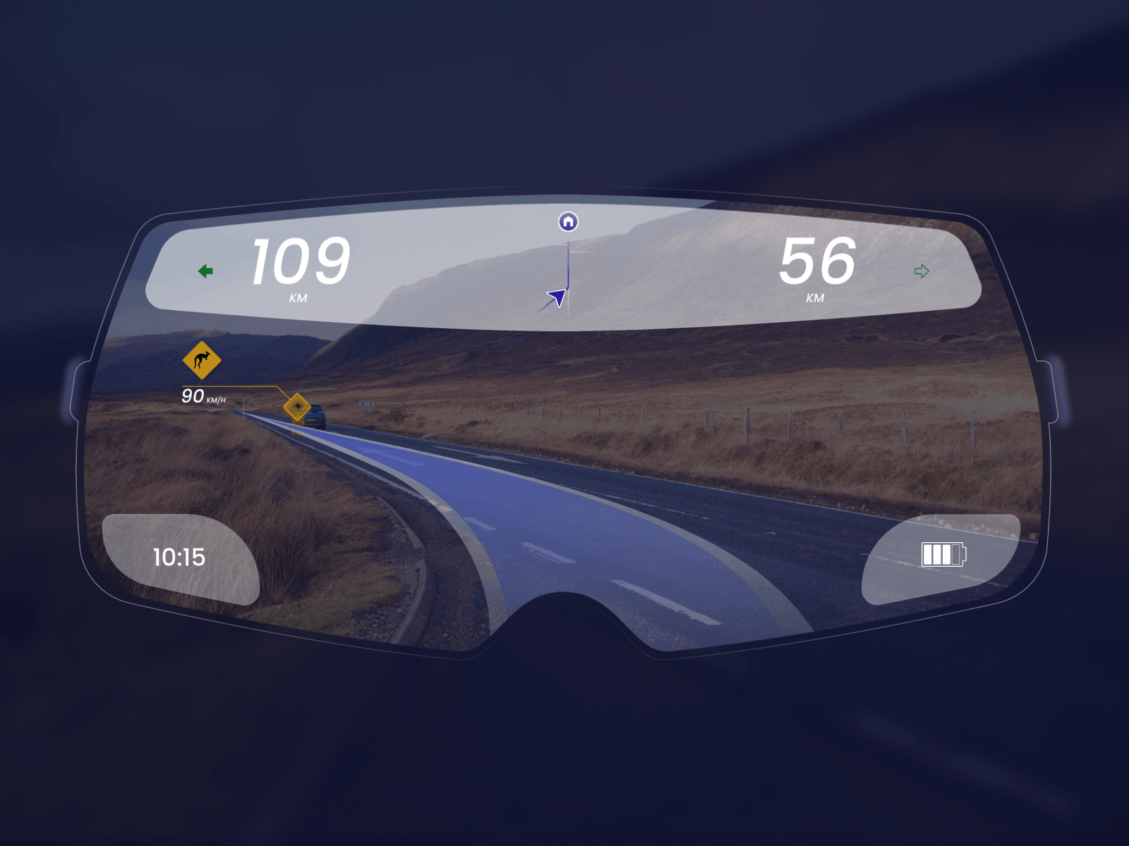 AR navigator ar branding design figma illustration ui ux vector web