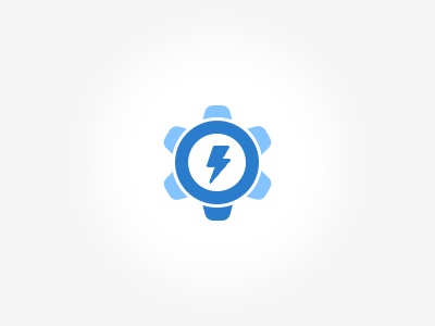 Bulb＋Setting bulb icon logo setting