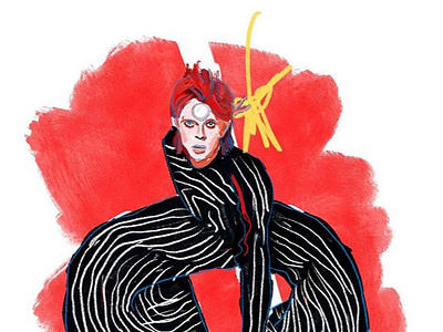 Bowie illustration