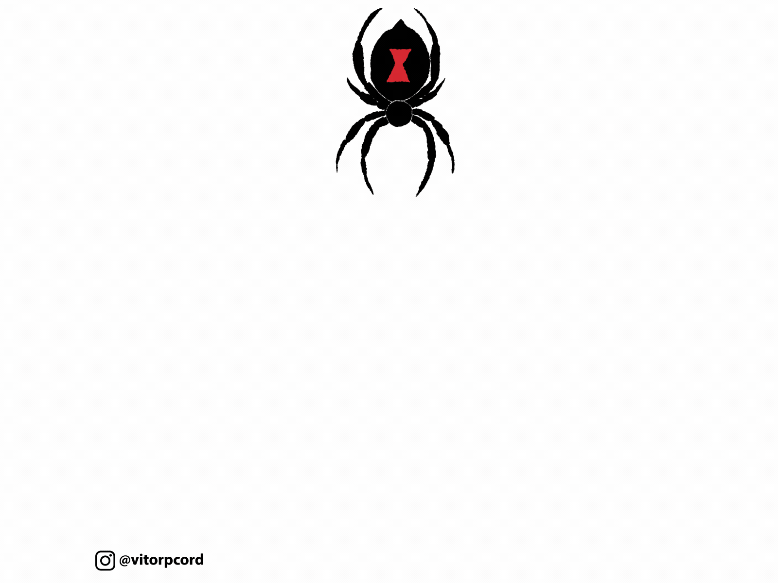 Black Widow animation black widow gif hero loop marvel motion graphics spider super hero traditional animation