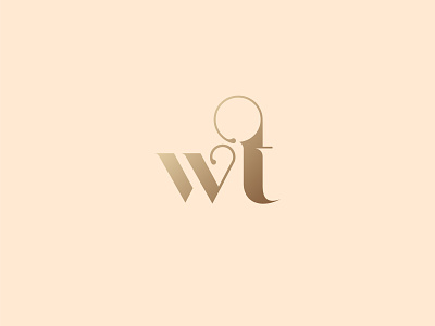 Wura & Tayo Wedding Logo branding design logo logo design marriage monogram typography wedding wedding logo wt logo