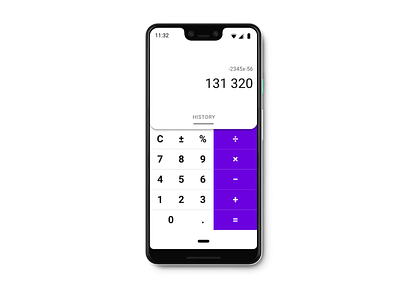 Calculator - Daily UI 004 app dailyui ui vector