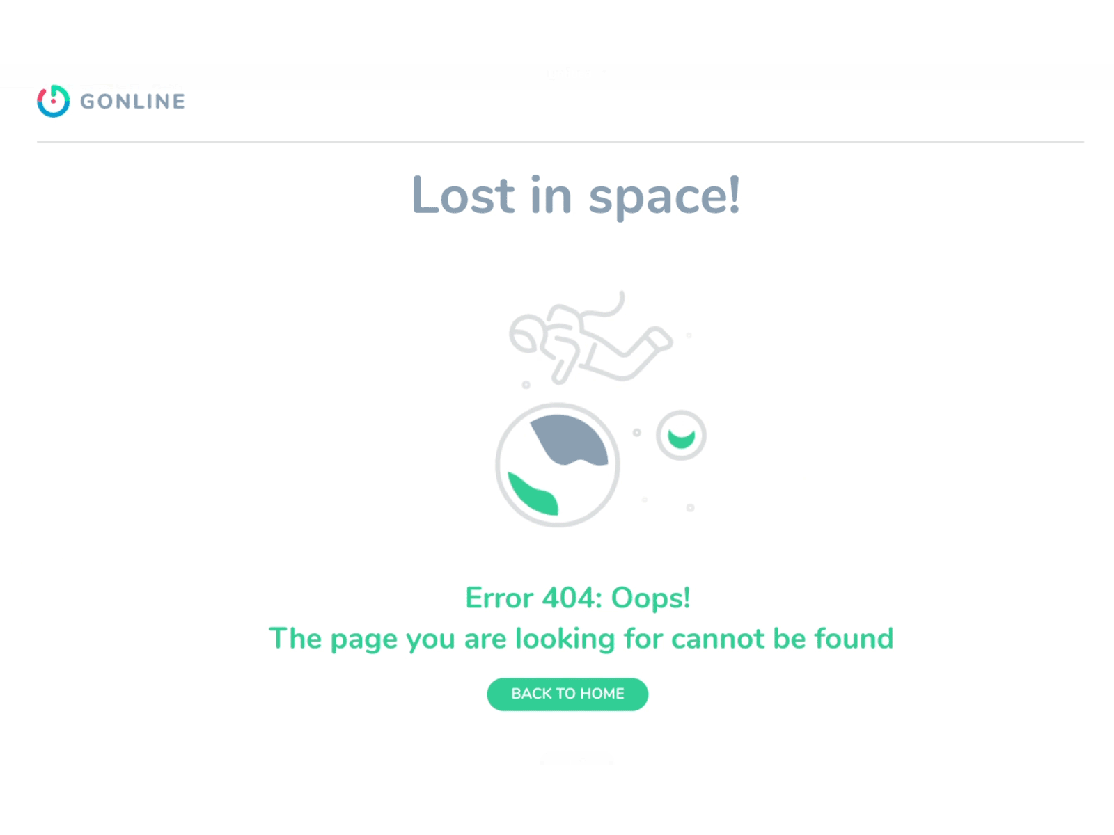 Lost in space @dailyui animation flat gif illustration web