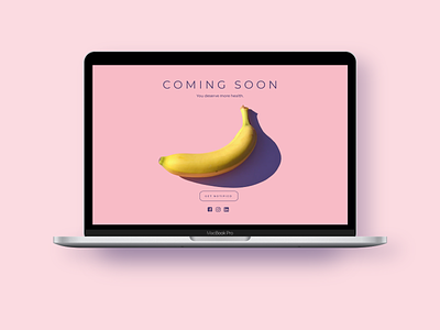 Coming Soon coming coming soon coming soon page design fruits macbook template template design web
