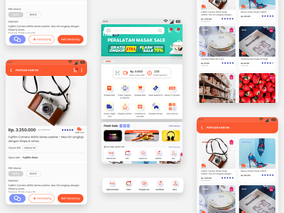 Redesign Online Shop App (Shopee) designer indonesian mobile app design mobile design online shopping shopping shopping app uidesign uiuxdesign