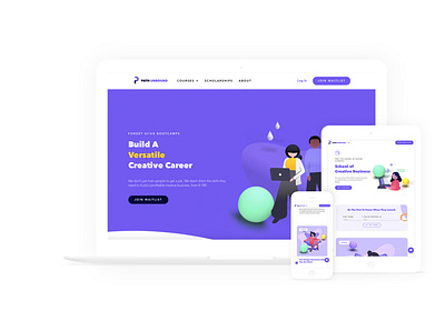 Path Unbound Website Design business website education website graphic design homepage homepage design responsive design ui ui design uiux ux visual design web design website website design wordpress
