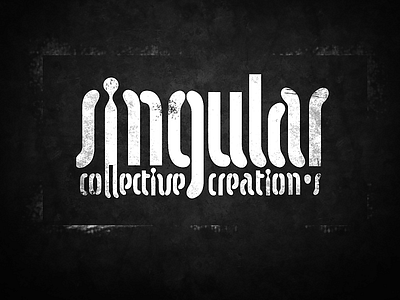 Singular (art-project) logo art identity logo singular