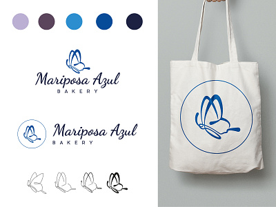 Mariposa Azul Bakery - Branding