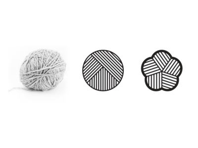 Yarn logo process