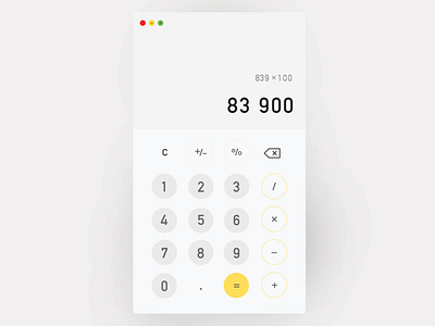 #dailyui#003 Calculator