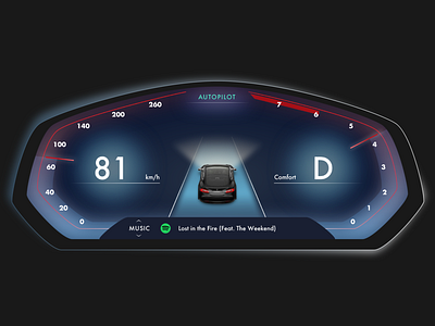 UI Challenge 034: Car Interface