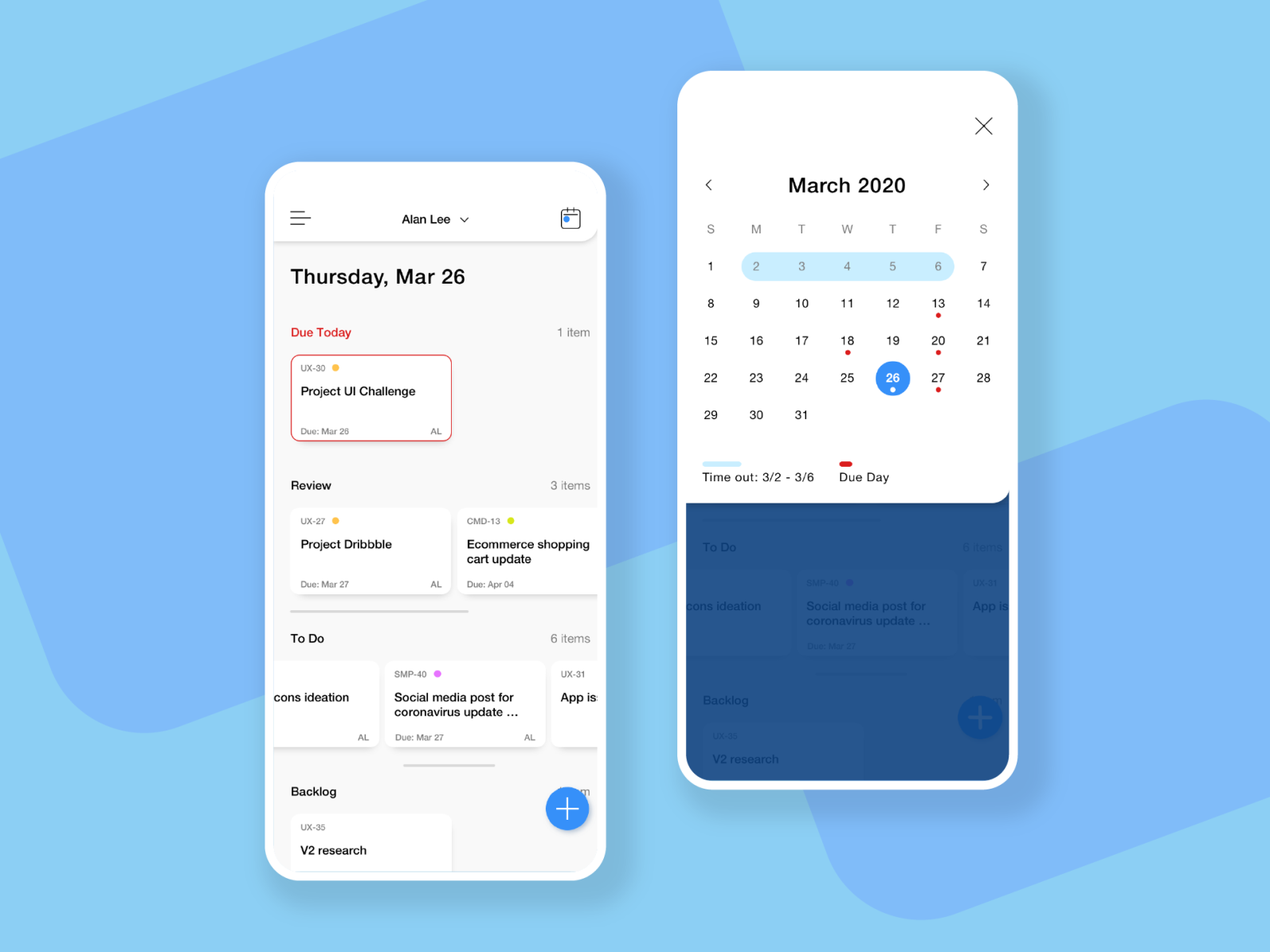 UI Challenge 038: Calendar by Alan Lee on Dribbble