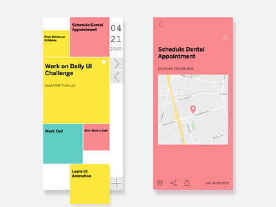 UI Challenge 042: To Do List app appdesign dailyui design interface interface design post it reminder reminder app to do list ui ui design ux design web