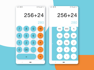 DailyUI 004: Calculator app dailyui design ui