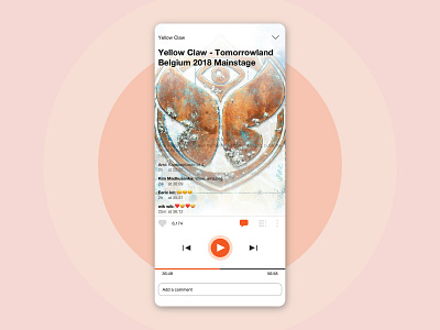 DailyUI 009: Music player app appdesign dailyui design music player ui