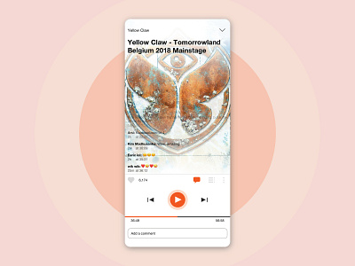 DailyUI 009: Music player