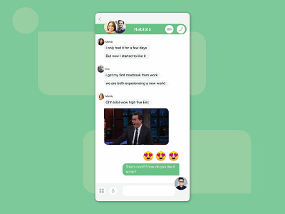 DailyUI 013: Direct Messaging app appdesign dailyui design direct messaging interface interface design ui