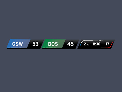 DailyUI 014: Countdown timer & score basketball dailyui design interface nba tv tv ui ui