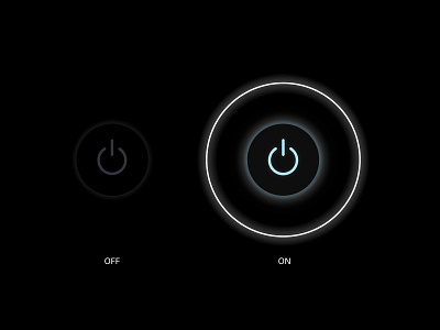 DailyUI 015: ON/OFF switch dailyui design interface light on off on off switch tron ui