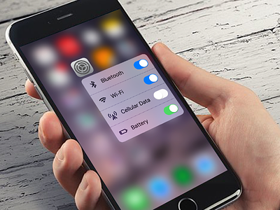 Suggested Settings Switches in iOS 10 3d touch improvement ios settings