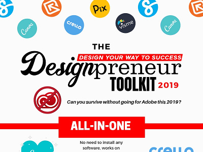 Designpreneur Toolkit 2019 illustration infographics toolkit
