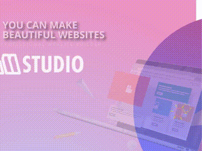 M Studio Website Builder branding design logo website builder