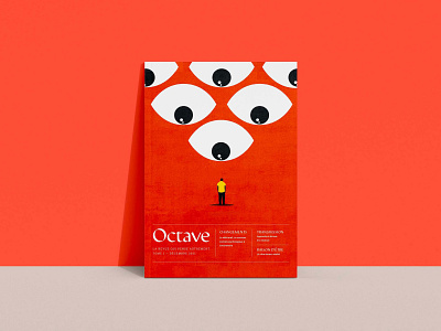 Octave Review art director graphic design magazine print revue typogaphy