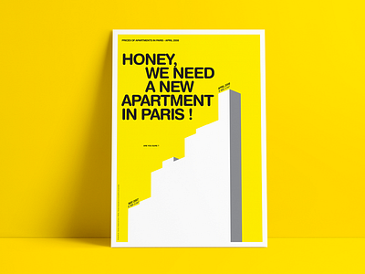 Poster Paris data graphic design poster typography