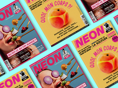 NEON magazine art direction graphic design magazine media neon typogaphy