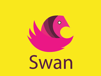 Swan Logo animation app branding design fiverr flat identity illustration illustrator ios lettering logo minimal mobile type typography ui vector web website