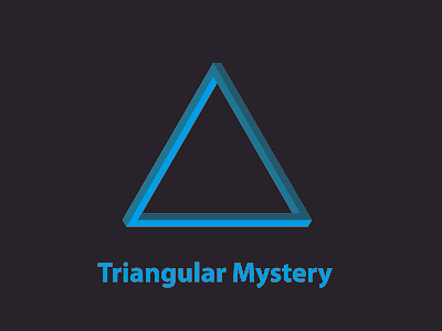 Triangular Mystery animation app brand branding clean design fiverr flat icon identity illustration illustrator lettering logo minimal mobile type typography vector website