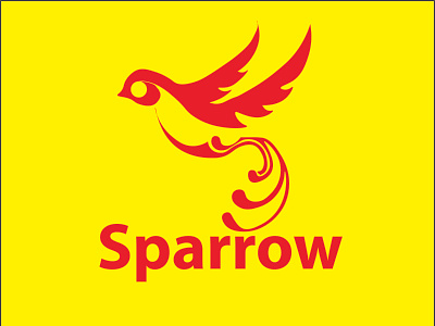Sparrow animation app brand branding design fiverr flat icon identity illustration illustrator lettering logo minimal mobile type typography ui vector website