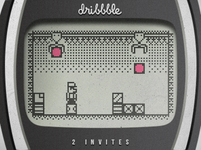Dribbble Invites dribbble dribbble invites game invites mobile monochrome siemens stack attack