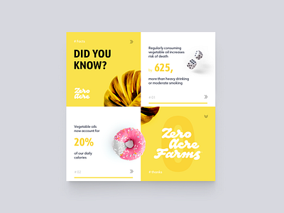 IG for Zero Acre Farms brand branding business care design digital facebook farm flat graphic design healthcare instagram network social socialmedia typography vector