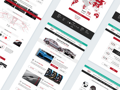 All Fit Automotive (USA) app design flat icon illustration shop app ui ux web website