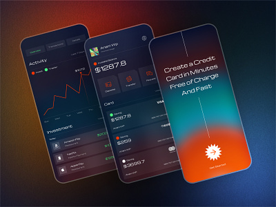 Exploration | digital banking application | Mobile App apps bank dark design digital finance interface mobile apps tecno typografi ui user user interface ux