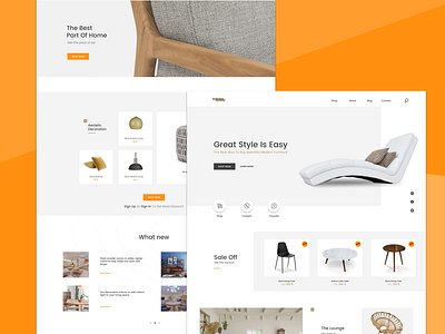 ARTIVKA Furiture Landing Page