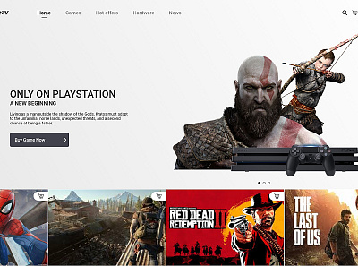 Playstation store concept design playstation playstationstore store ui ui design ux