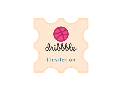 Dribbble Ticket