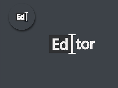 EdItor [LOGO] coding editor input field logo logos