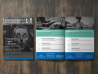 L&T Marketing Booklet booklet design branding indesign