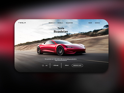 Tesla branding landing design landing page web webdesign