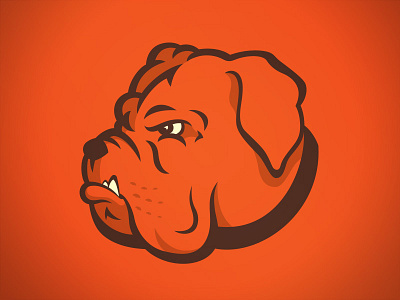 Big Dog dog mascot vector