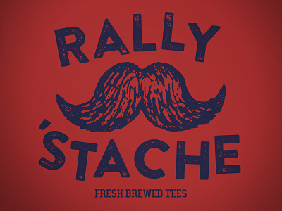 Rally Stache cleveland fresh brewed tees indians rallystache
