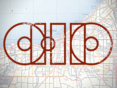 Ohio cleveland ohio typography