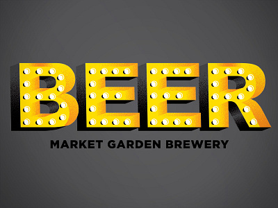Beer Sign beer cleveland fresh brewed tees market garden brewery