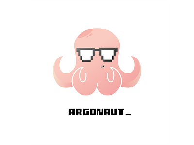 Argonaut Octopus (V1) branding character design illustration logo